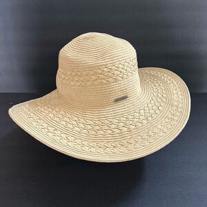 Billabong Natural Straw Sun Hat Floppy Brim One Size Beach Pool Outdoors Gardeni